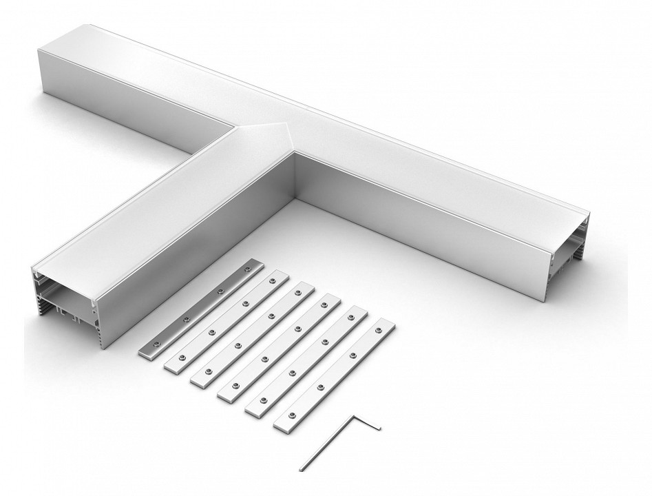 Соединитель угловой t-образный накладной arlight s-lux 030117