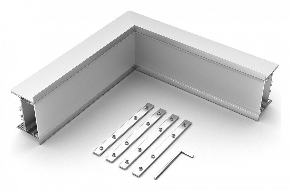 Соединитель угловой l-образный накладной arlight s-lux 030124