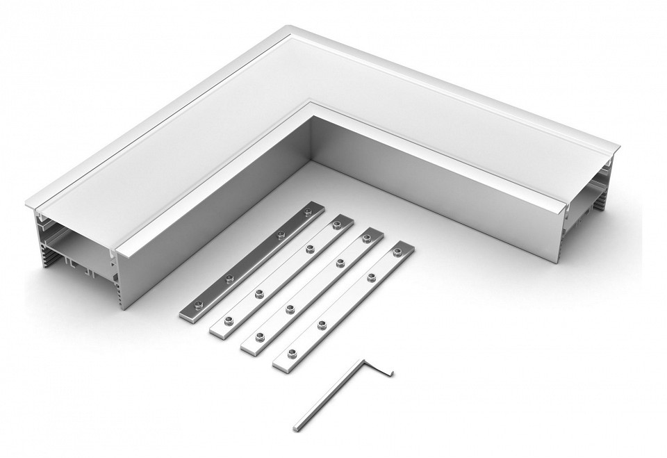 Соединитель угловой l-образный накладной arlight s-lux 030126