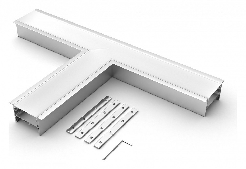 Соединитель угловой t-образный накладной arlight s-lux 030128