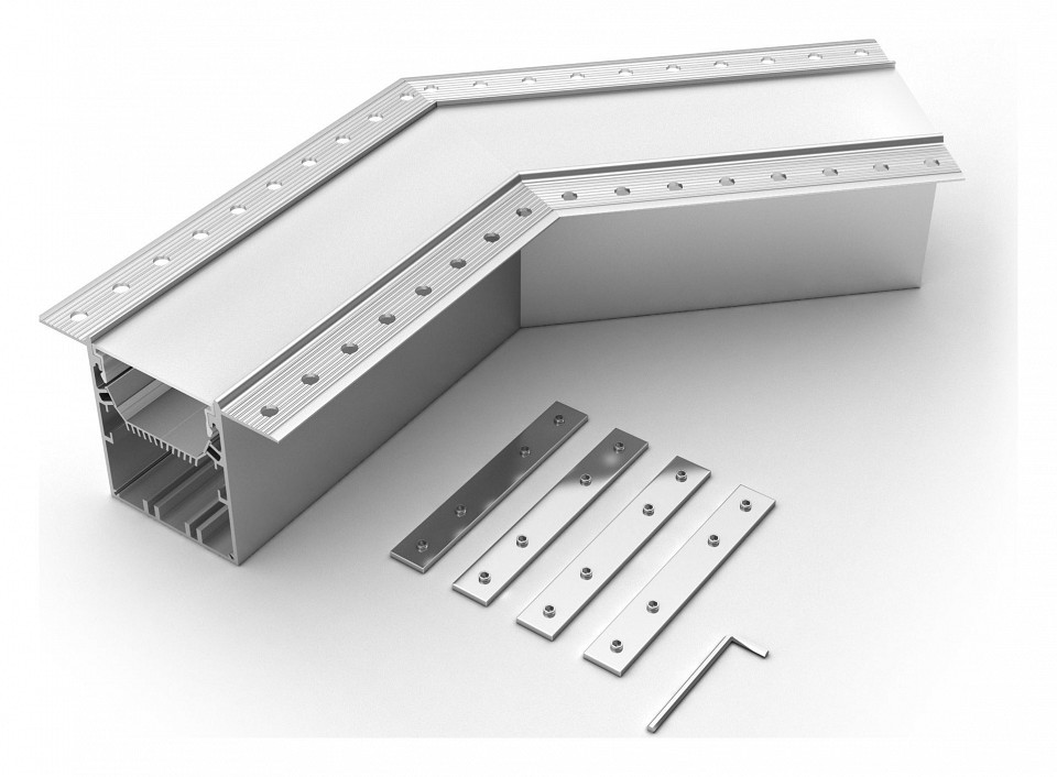 Соединитель угловой l-образный накладной arlight s-lux 030129