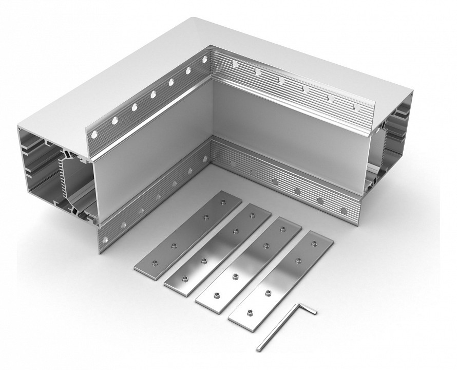 Соединитель угловой l-образный накладной arlight s-lux 030130
