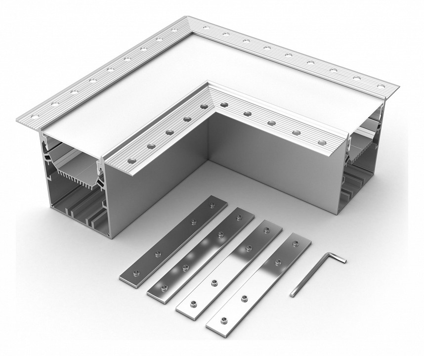 Соединитель угловой l-образный накладной arlight s-lux 030132