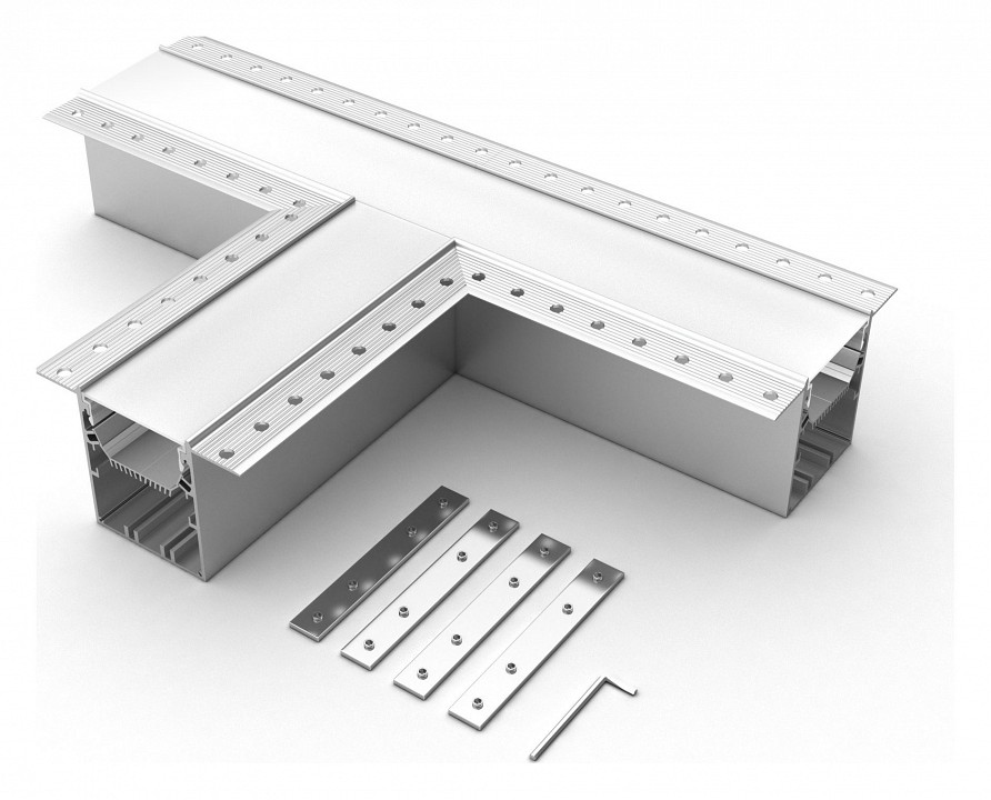Соединитель угловой t-образный накладной arlight s-lux 030133