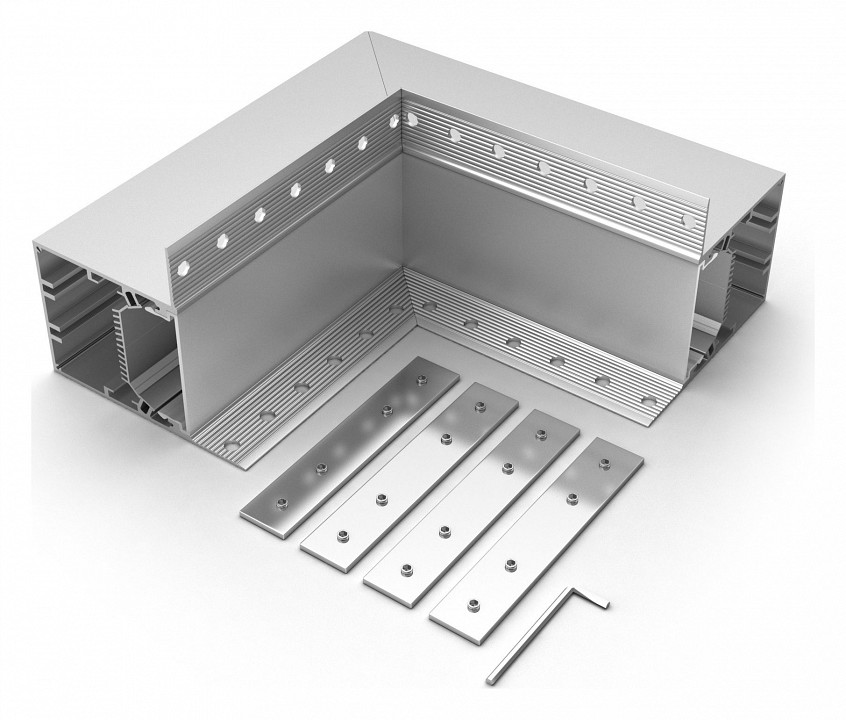 Соединитель угловой l-образный накладной arlight s-lux 030136