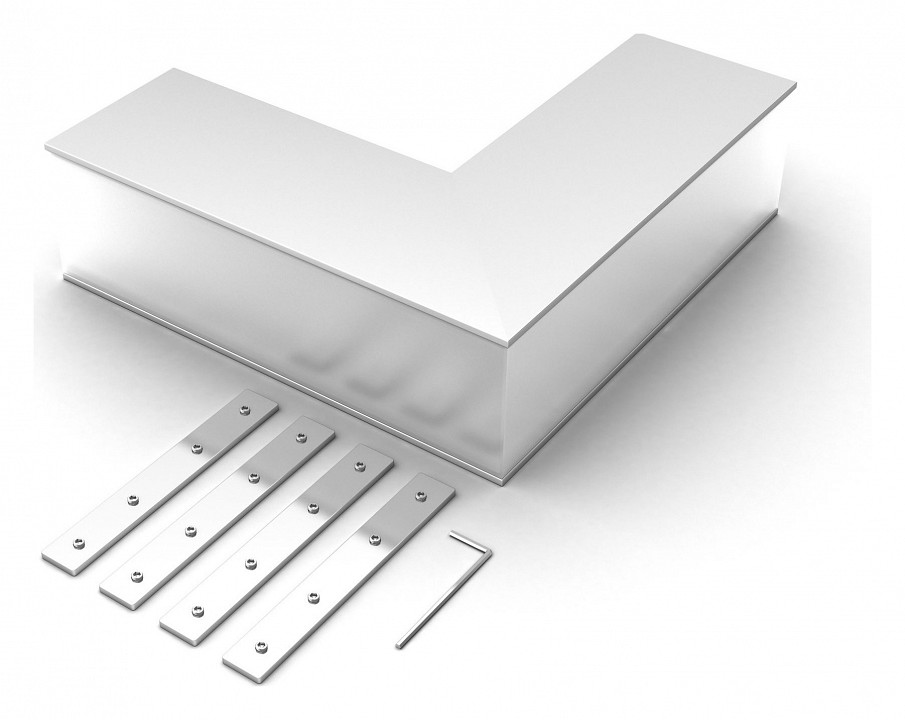 Соединитель угловой l-образный накладной arlight s-lux 030140