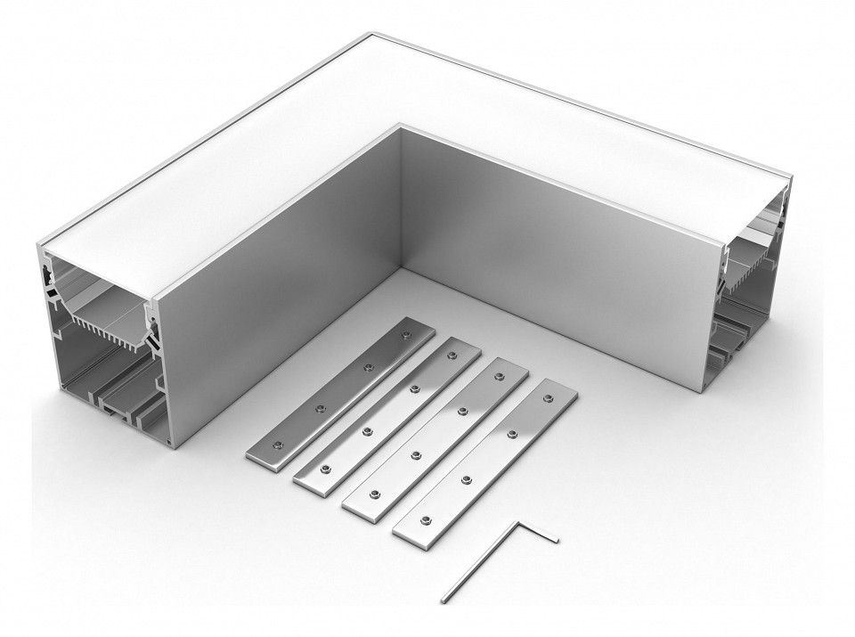 Соединитель угловой l-образный накладной arlight s-lux 030141