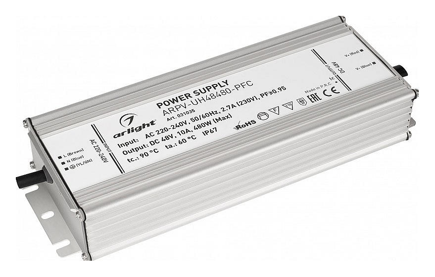 Блок питания с проводом arlight arpv-uh 031035