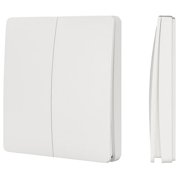 Выключатель беспроводной  двухклавишный arlight tuya 031685