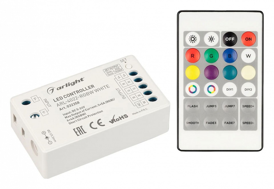 Контроллер-регулятор цвета rgbw arlight comfort 032358