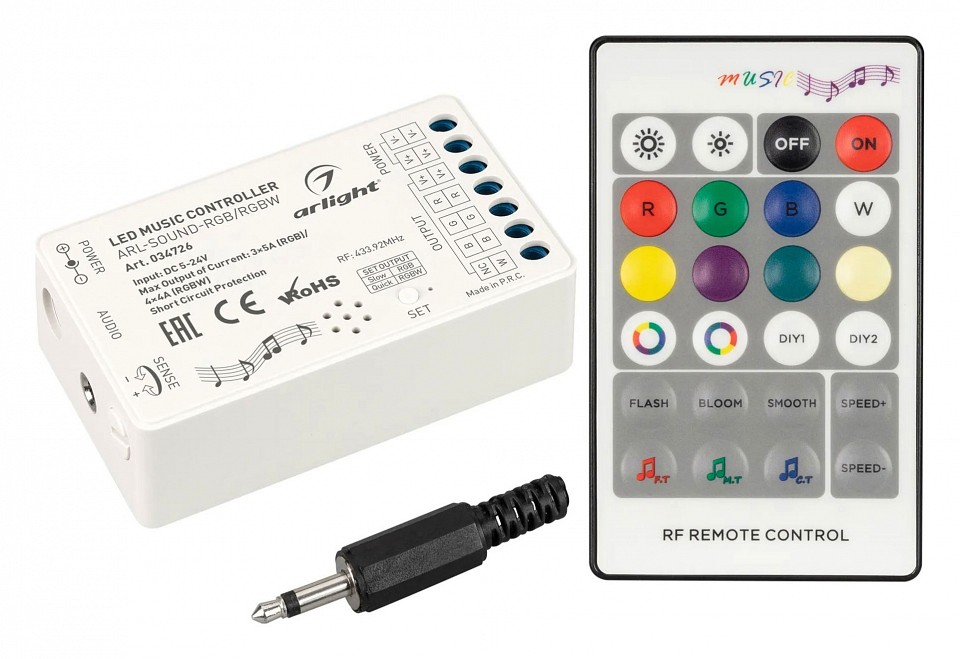 Контроллер-регулятор цвета rgbw arlight comfort 034726