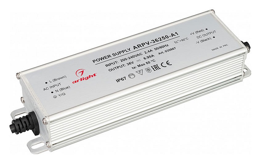 Блок питания с проводом arlight arpv 035967