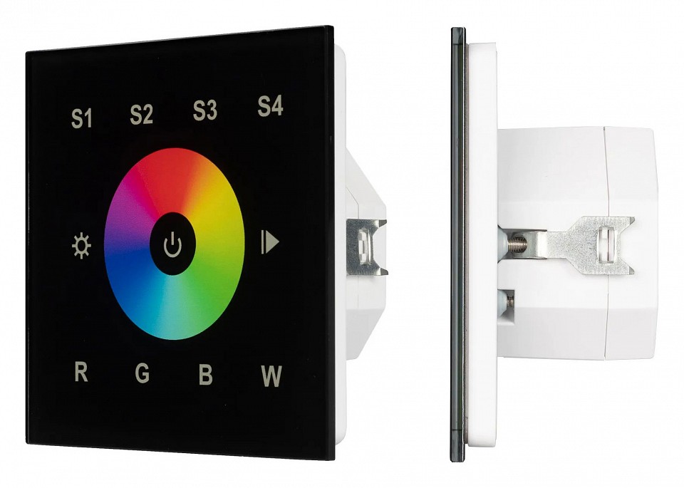 Панель-регулятора цвета rgbw сенсорный встраиваемый arlight intelligent 037199