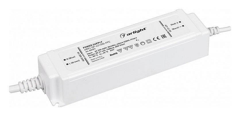 Блок питания с проводом arlight arpj 37271