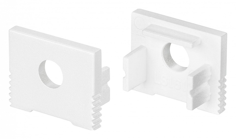 Заглушка для профиля с отверстием arlight s-lux 037538