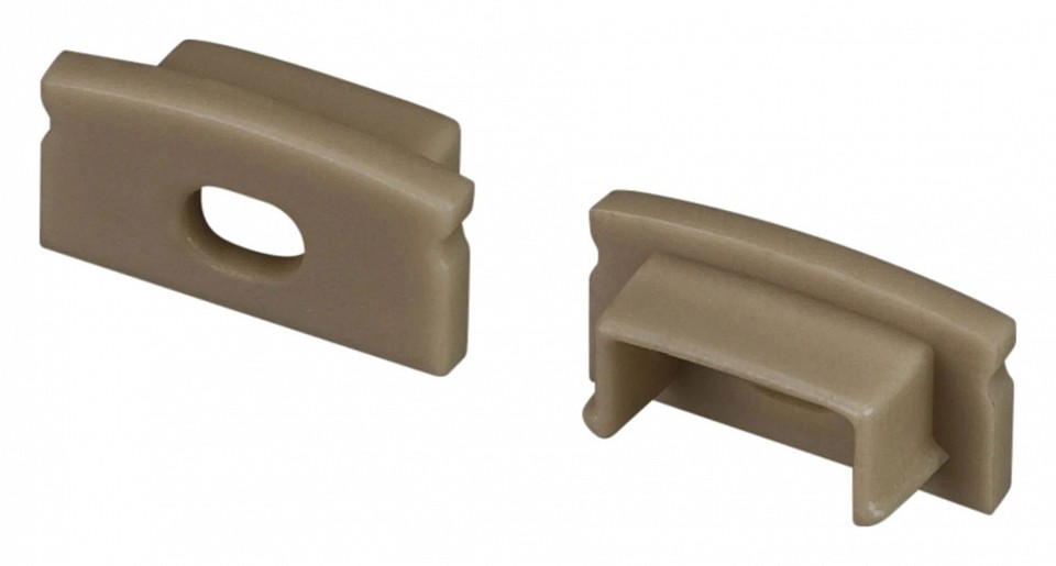 Набор заглушек для профиля с отверстием arlight line 038632