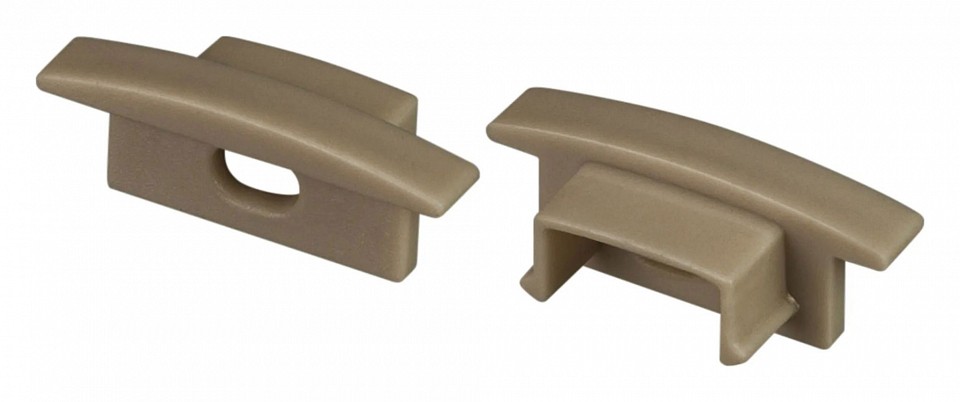 Набор заглушек для профиля с отверстием arlight line 038637