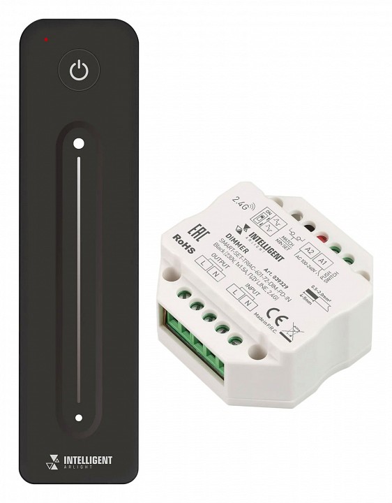 Контроллер-диммер с пультом ду arlight triac 039329