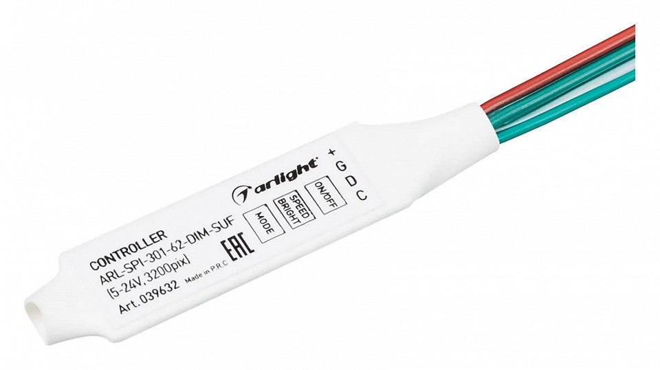 Контроллер-регулятор цвета rgbw arlight spi 039632