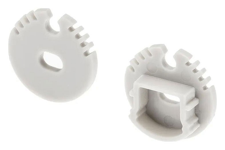 Набор заглушек для профиля с отверстием arlight pvc 040664