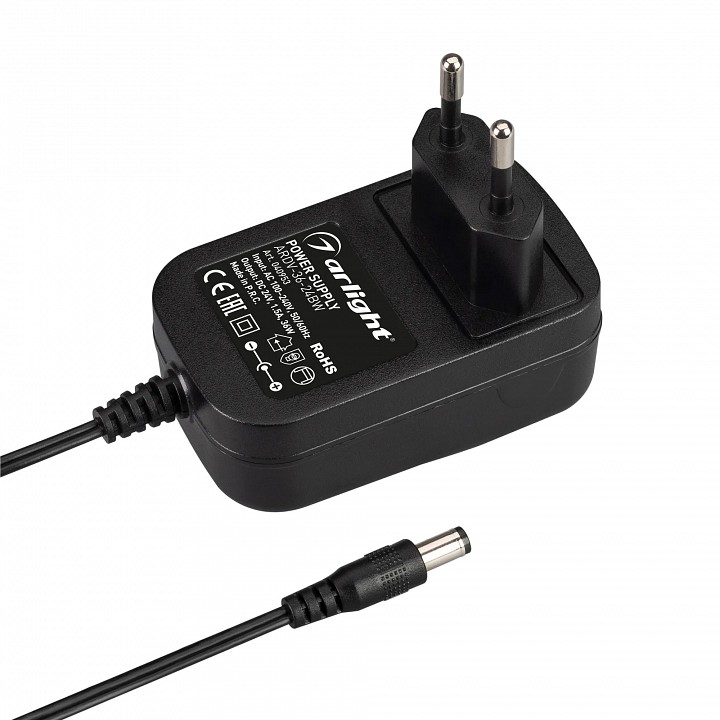 Блок питания с проводом arlight ardv 040953