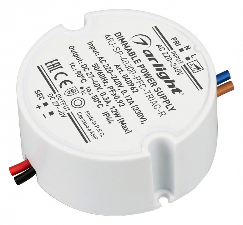 Блок питания с проводом arlight arj 040962