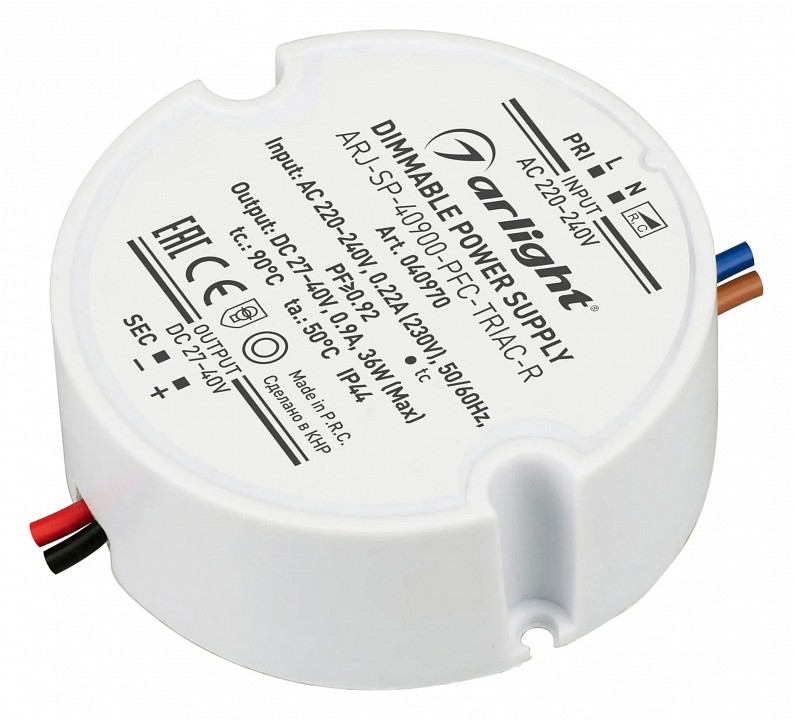 Блок питания с проводом arlight arj 0040970