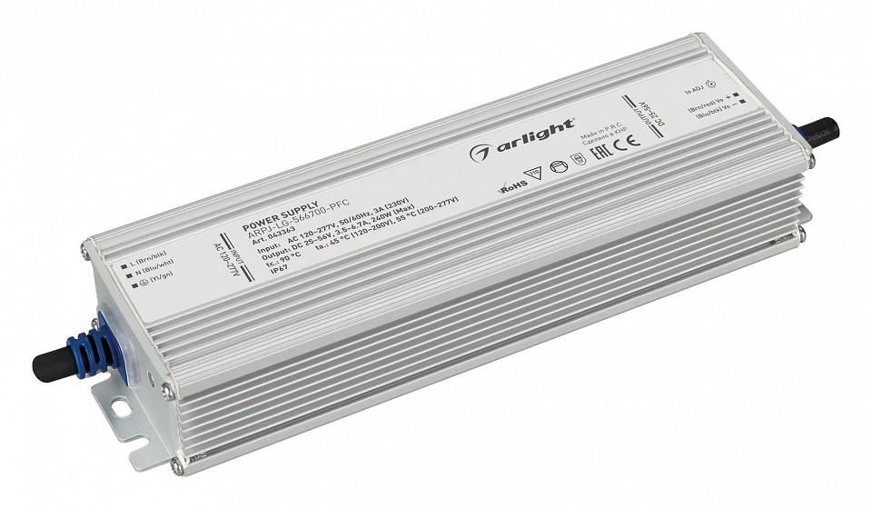 Блок питания с проводом arlight arpj 043363