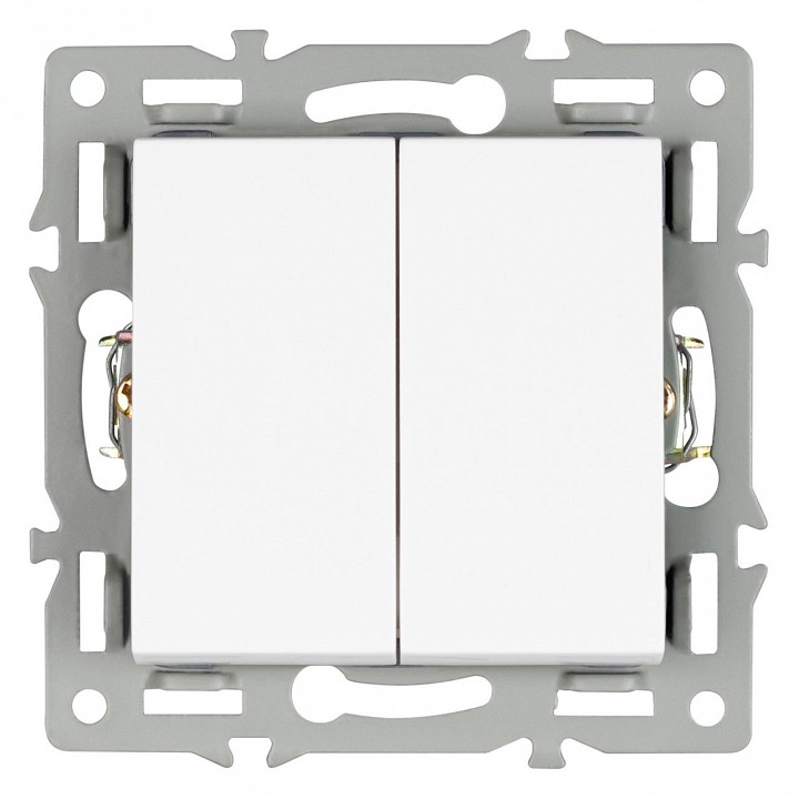 Выключатель двухклавишный без рамки arlight swt 043724