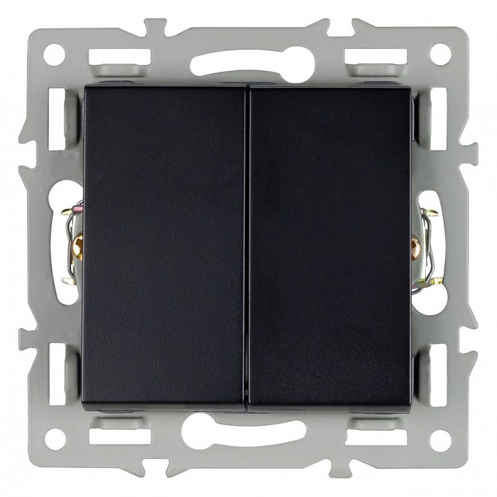 Выключатель двухклавишный без рамки arlight swt 043725