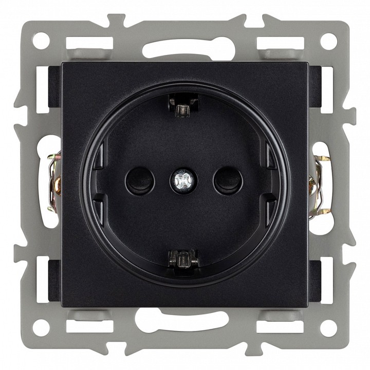 Розетка с заземлением и со шторкой, Без рамки arlight sct 043731