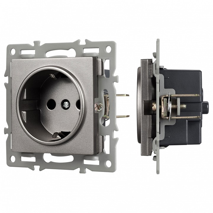 Розетка с заземлением, Без рамки arlight sct 043732