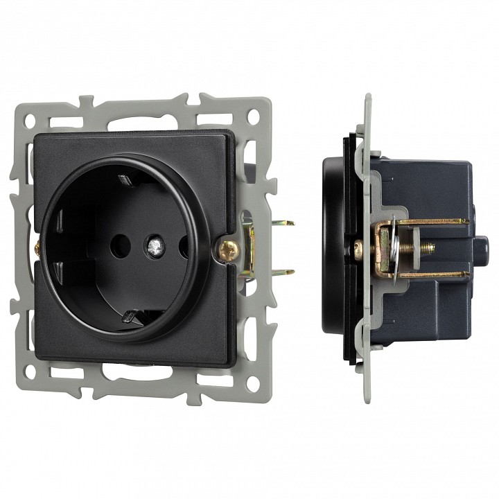 Розетка с заземлением, Без рамки arlight sct 043740