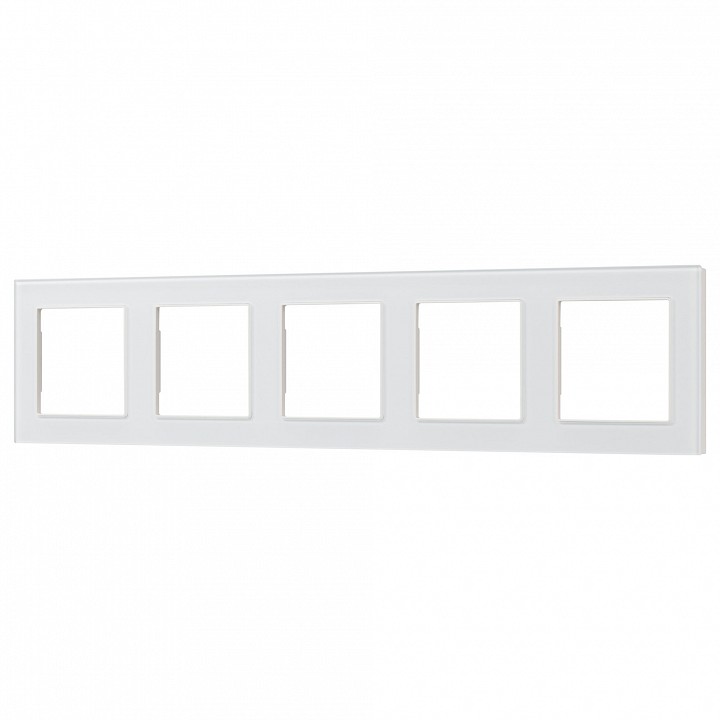 Рамка на 5 постов arlight glare 043805