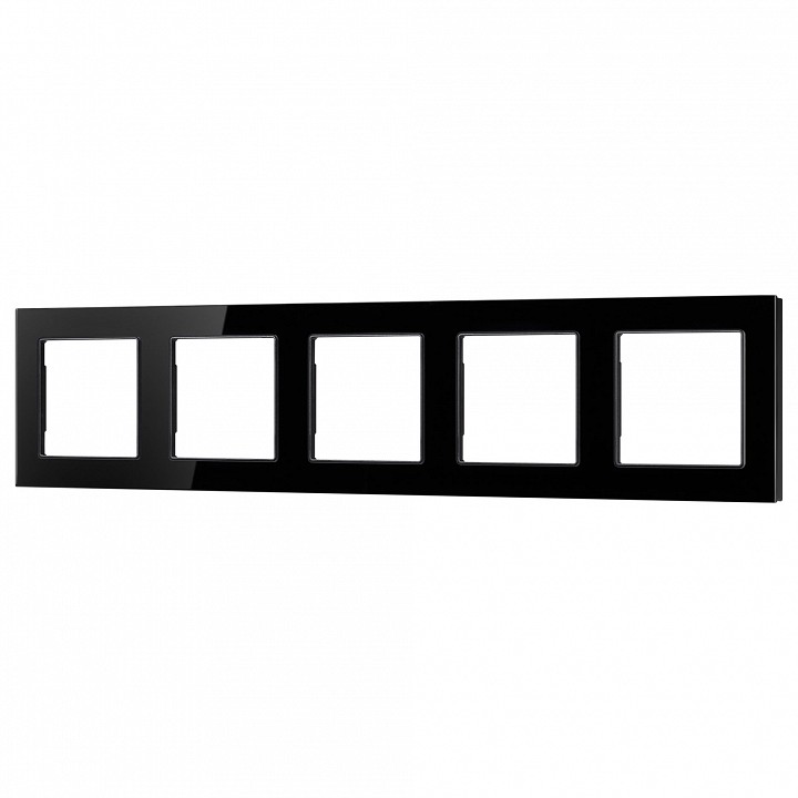 Рамка на 5 постов arlight glare 043806