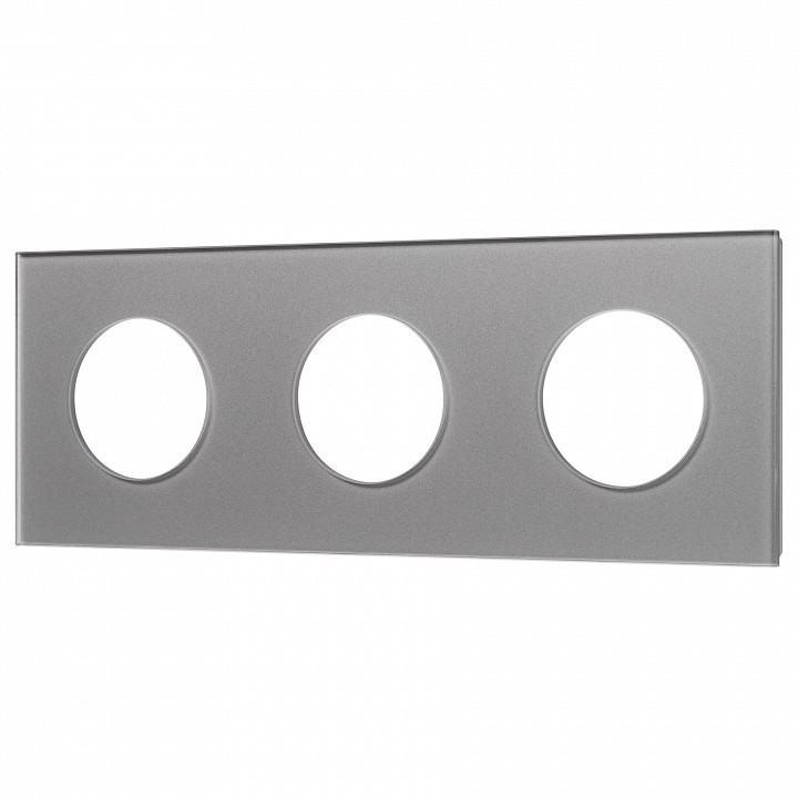 Рамка на 3 поста arlight glare 043840