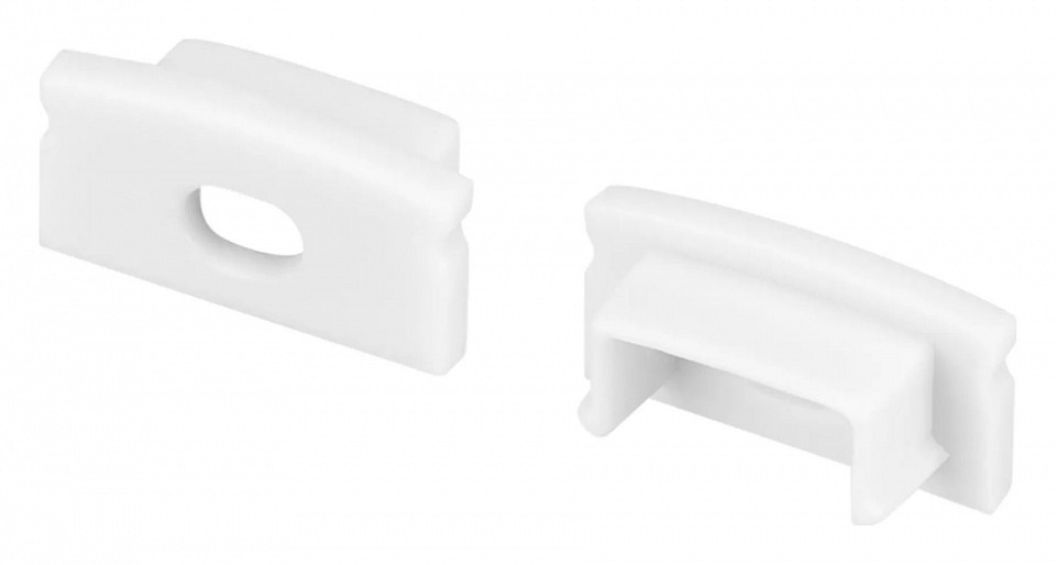 Набор заглушек для профиля с отверстием arlight line 044235