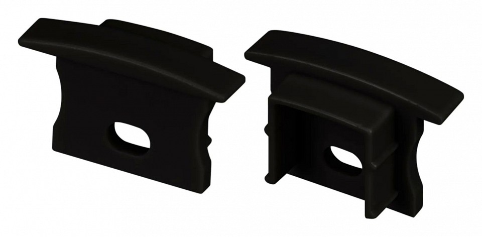 Набор заглушек для профиля с отверстием arlight line 044280