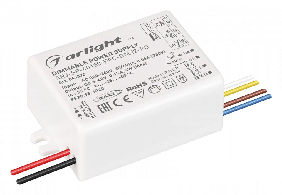 Блок питания с проводом arlight arj 0044822