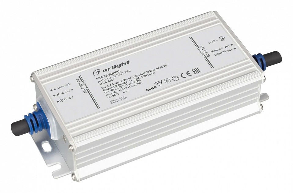 Блок питания с проводом arlight arpj 046267