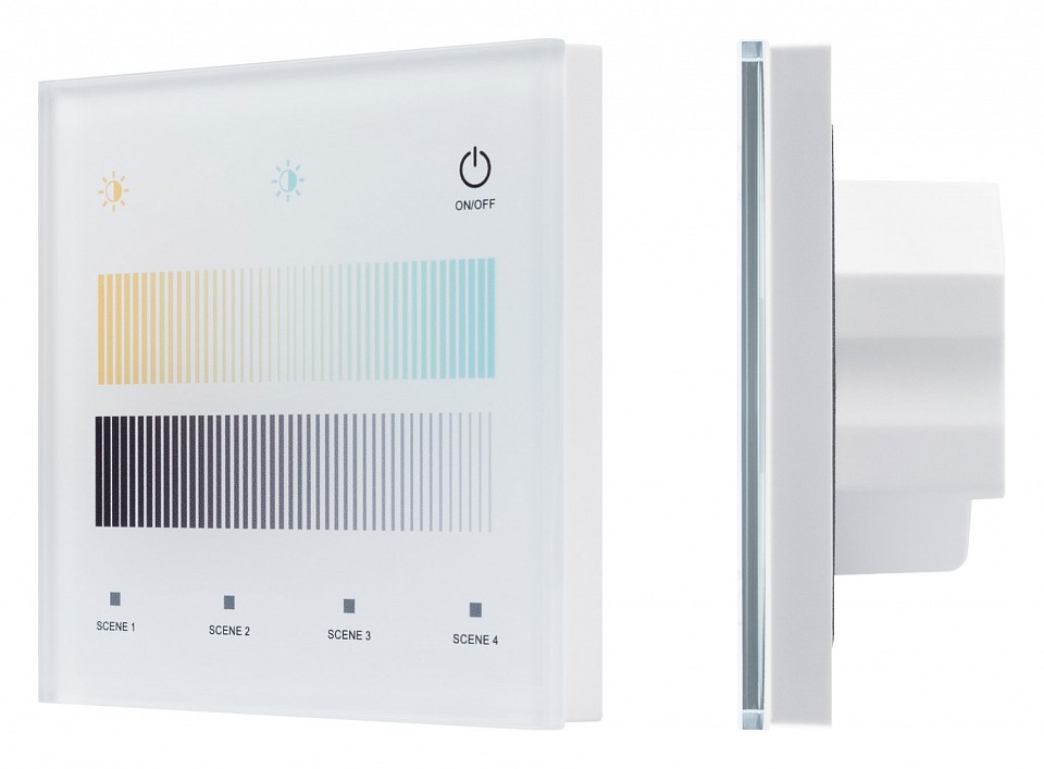 Панель универсальная клавишная встраиваемая arlight intelligent 046551