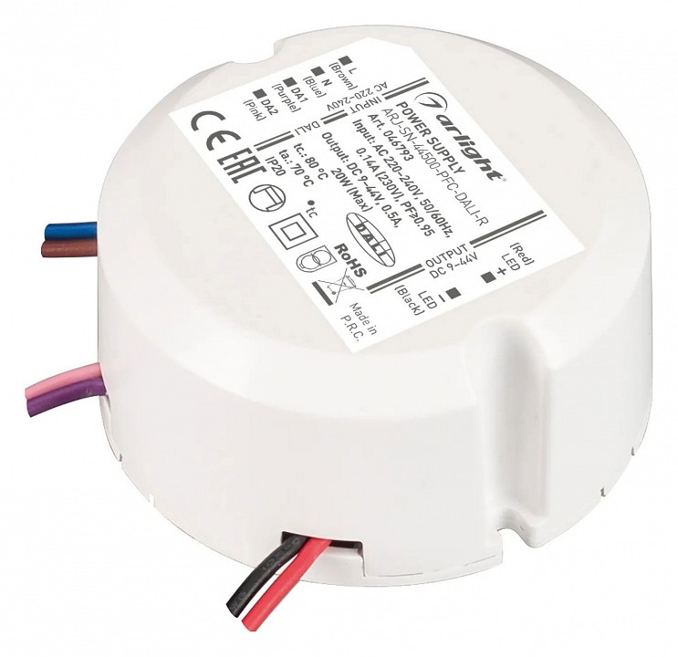 Блок питания с проводом arlight arj 0046793