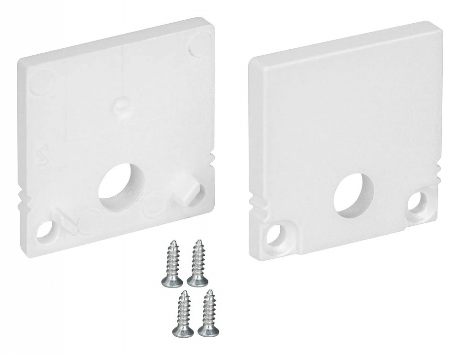 Набор заглушек для профиля с отверстием arlight sl-slim 047634