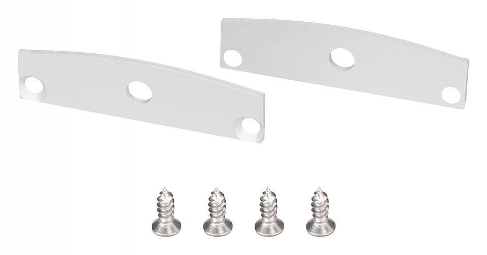 Набор заглушек для профиля с отверстием arlight line 049327