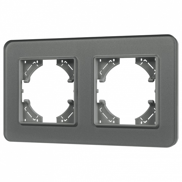 Рамка на 2 поста arlight omali 049694