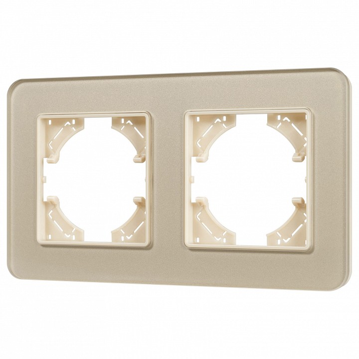 Рамка на 2 поста arlight omali 049695