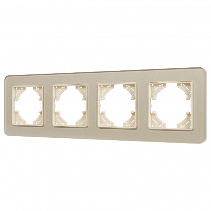 Рамка на 4 поста arlight omali 049703