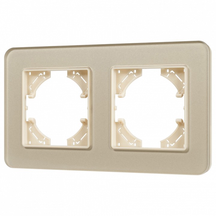 Рамка на 2 поста arlight omali 049711