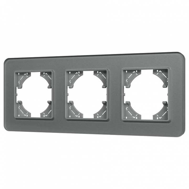 Рамка на 3 поста arlight omali 049714