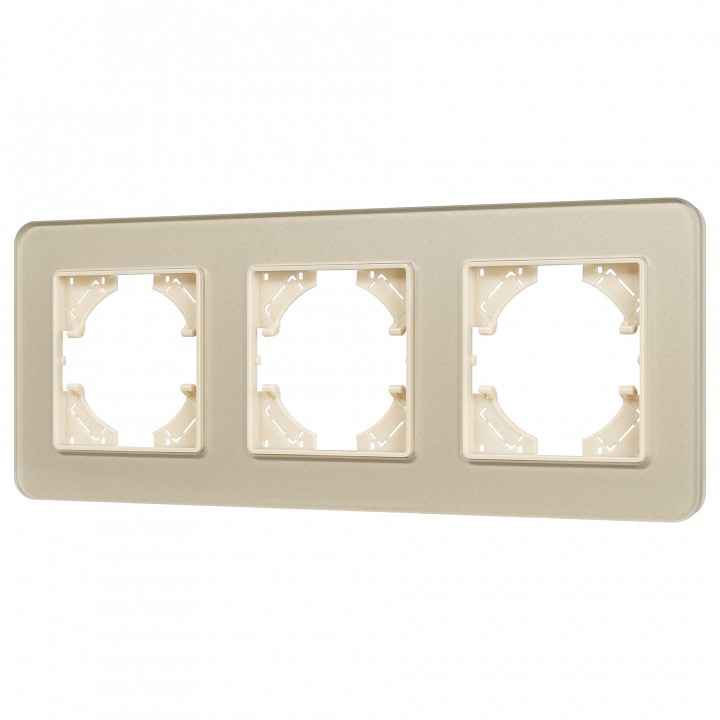 Рамка на 3 поста arlight omali 049715